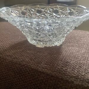 Vintage Glass Candy Dish
